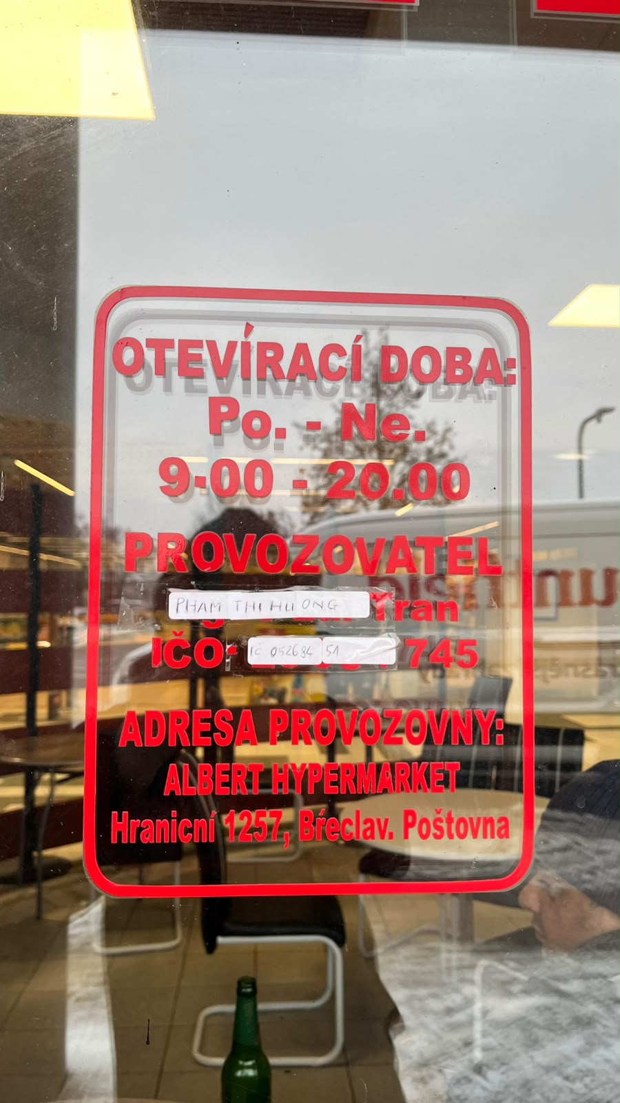Öffnungszeiten des Restaurants Dragon